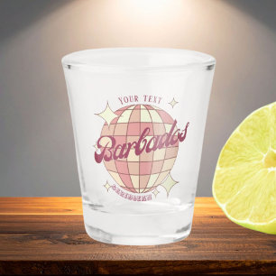 Barbados Caribbean Island drinks Bar club Shot Glass