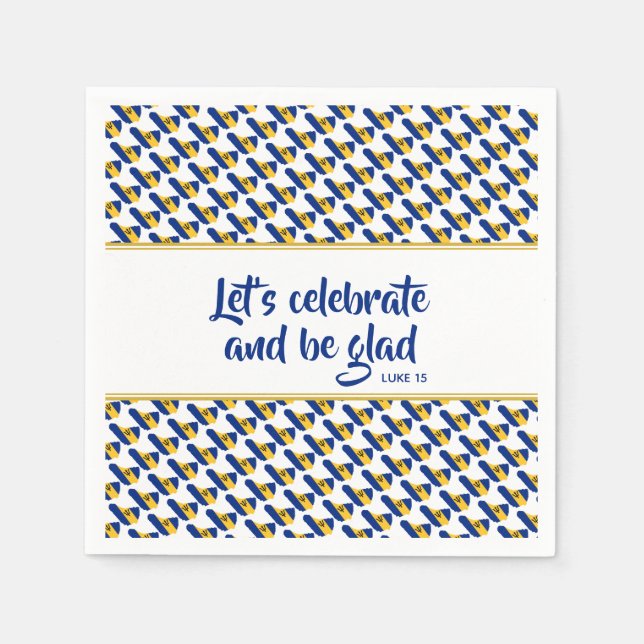 BARBADOS Christian Custom Celebration Party Paper Napkin (Front)