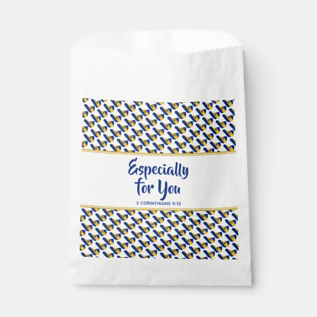 BARBADOS Christian Custom Thank You Party Favour Bags (Front)