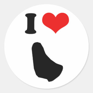 BARBADOS CLASSIC ROUND STICKER