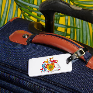 Barbados Coat Of Arms Luggage Tag