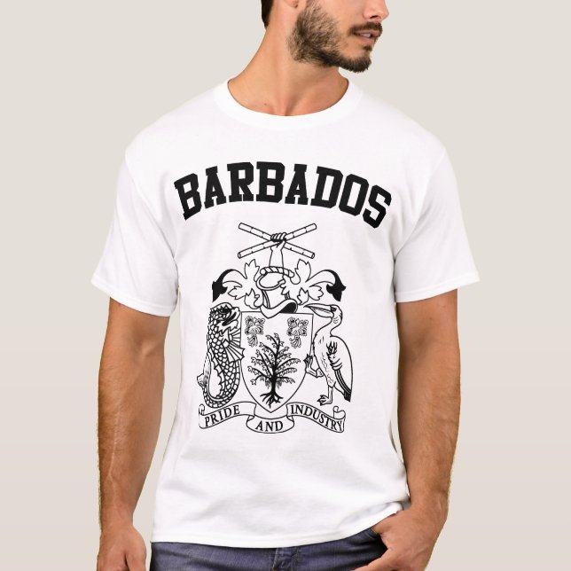 Barbados Coat of Arms T-Shirt (Front)