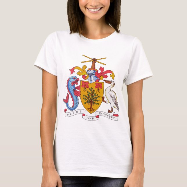 barbados emblem T-Shirt (Front)