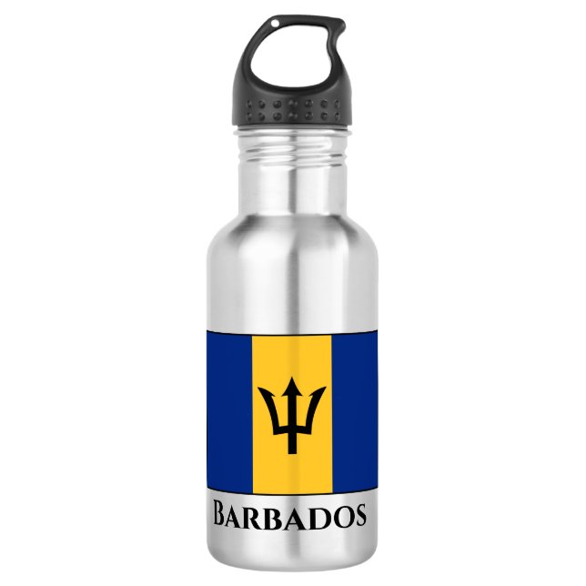 Barbados Flag 532 Ml Water Bottle (Front)