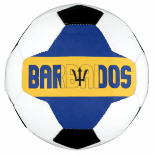 Barbados Flag Adorable Patriotic Football
