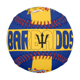 Barbados Flag and Coat of Arms Patriotic Baseball