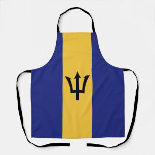 Barbados flag apron