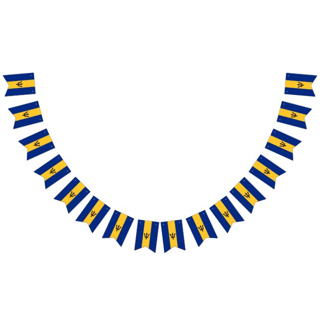 Barbados Flag bunting banner (All)
