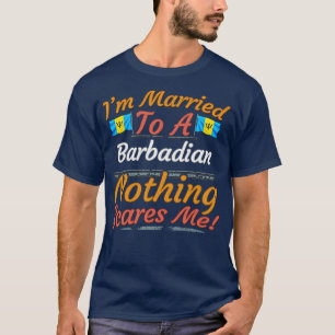 Barbados Flag Butterfly Gift for Barbadian From Ba T-Shirt