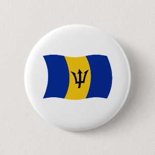 Barbados Flag Button