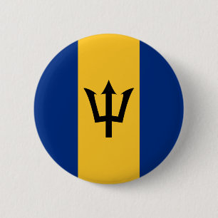 Barbados Flag Button