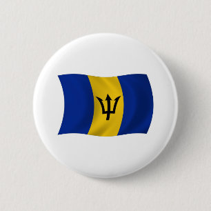 Barbados Flag Button
