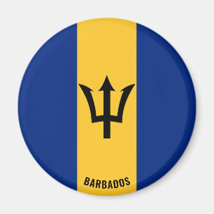 Barbados Flag Charming Patriotic Magnet