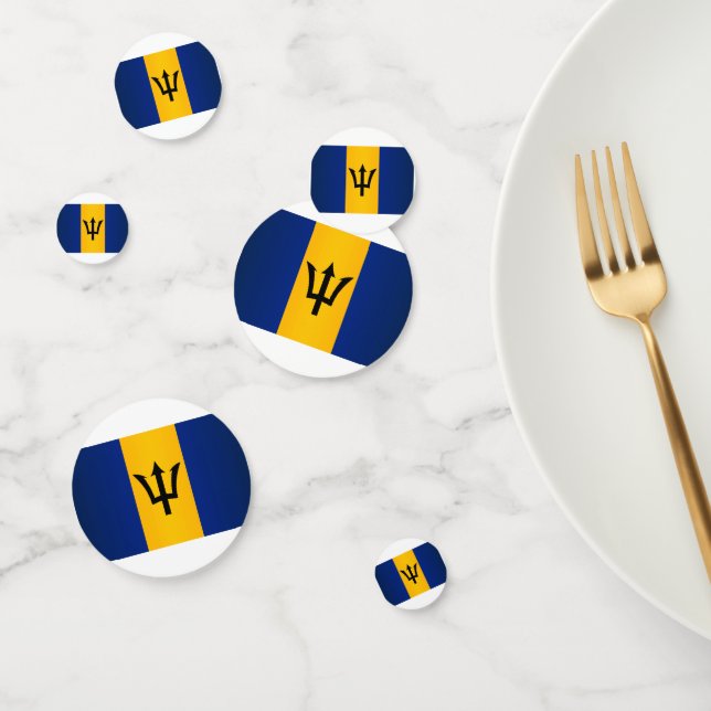 Barbados Flag Confetti (Group)