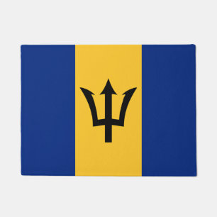 Barbados Flag Door Mat