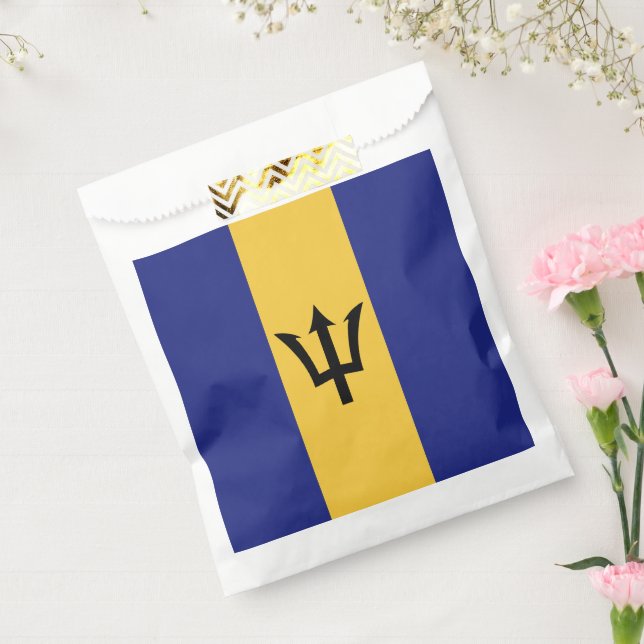 Barbados flag favour bags (Sealed)