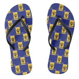 Barbados Flag Flip Flops