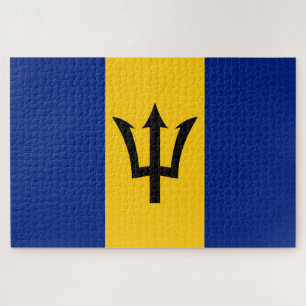 Barbados  Flag Jigsaw Puzzle
