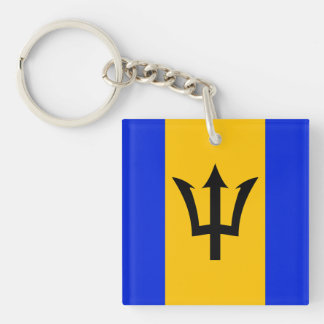 Barbados Flag   Key Ring