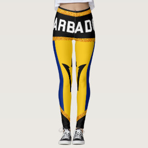 Barbados Flag Leggings
