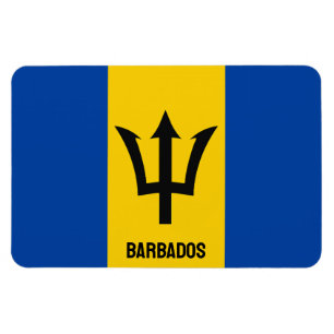 Barbados Flag Magnet