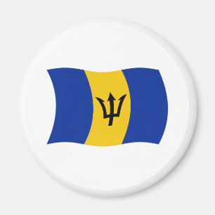 Barbados Flag Magnet