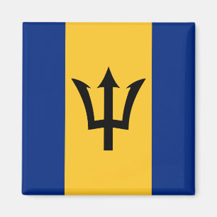 Barbados Flag Magnet