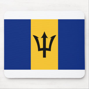 Barbados Flag Mouse Mat