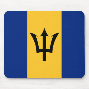 Barbados Flag Mouse Mat