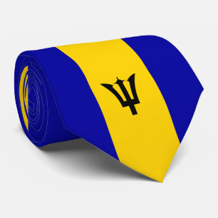 Barbados Flag  Neck Tie