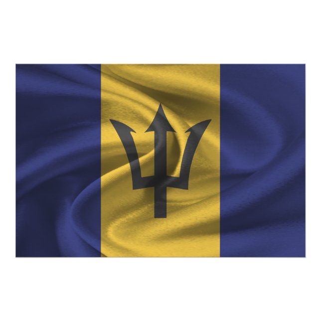 Barbados Flag Photo Print (Front)