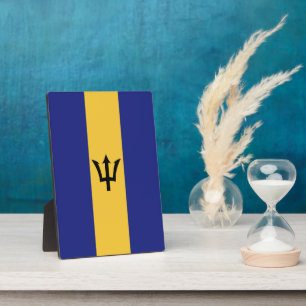 Barbados flag plaque