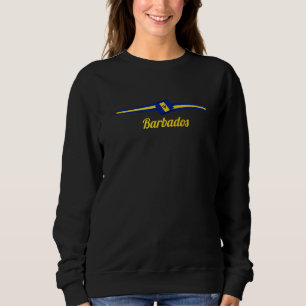 Barbados Flag Pride Barbadian Roots Inside Barbado Sweatshirt