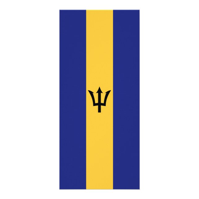 Barbados flag rack card (Front)