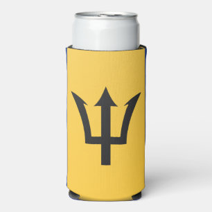 Barbados Flag  Seltzer Can Cooler