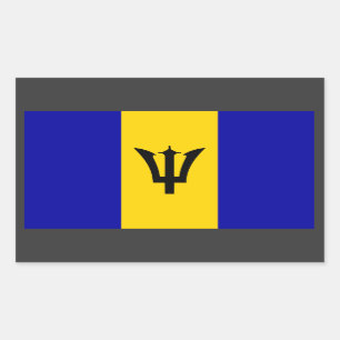 Barbados flag sticker
