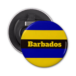 Barbados Flag Stripe Colours Bottle Opener