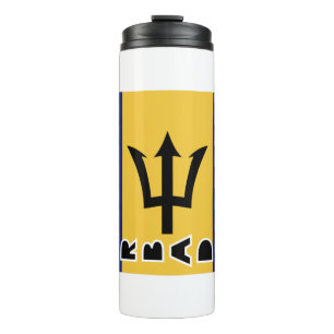 Barbados Flag  Thermal Tumbler