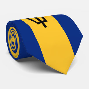 Barbados Flag Tie