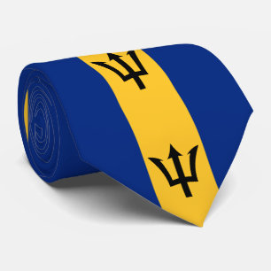 Barbados flag tie