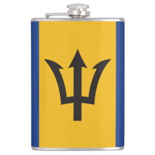 Barbados Flag Totally Large Hip Flask