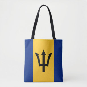 Barbados Flag Tote Bag