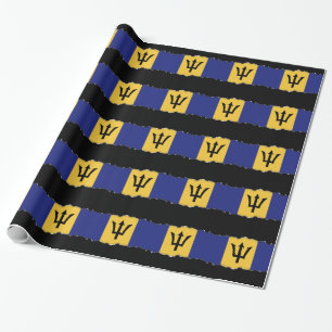 Barbados Flag Wrapping Paper