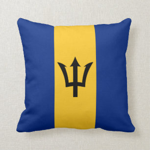 Barbados Flag x Flag Pillow