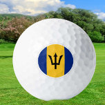 Barbados Golf Balls, Flag Golfers / Patriots Golf Balls<br><div class="desc">Golf Ball: Barbados Flag & Barbados golfing enthusiast - love my country,  travel,  holiday,  national patriots / sports fans</div>