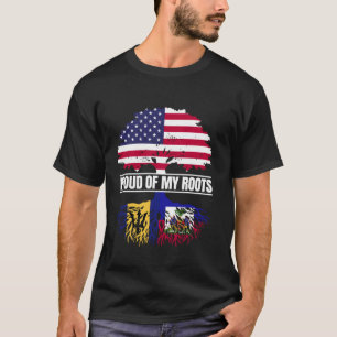 Barbados Haiti Heritage Proud of my Roots Bajan Ha T-Shirt