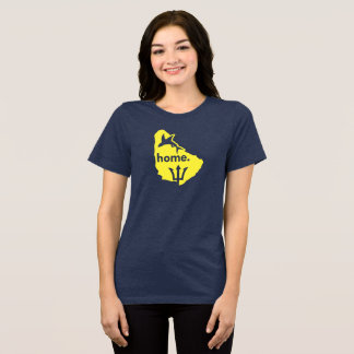 Barbados Is Home Tri-Blend Shirt