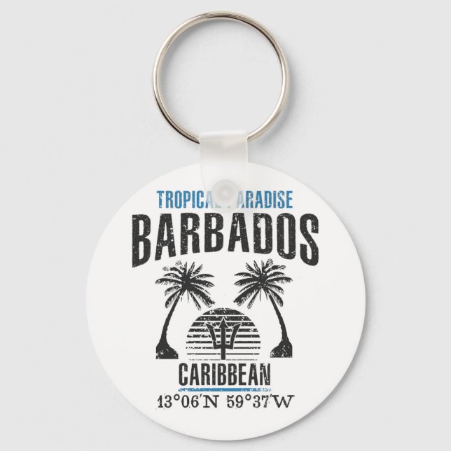 Barbados Key Ring (Front)