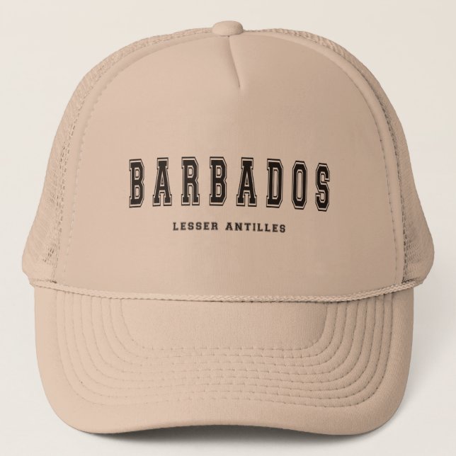 Barbados Lesser Antilles Trucker Hat (Front)