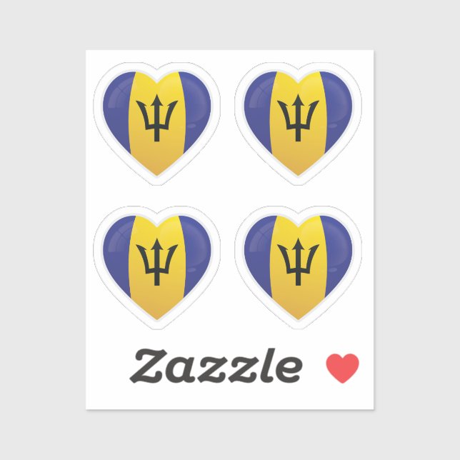 Barbados Love Flag (Sheet)